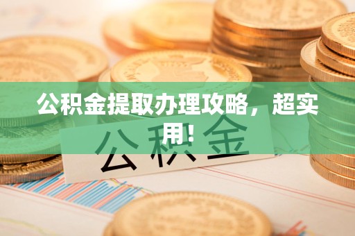 广德公积金提取办理攻略，超实用！